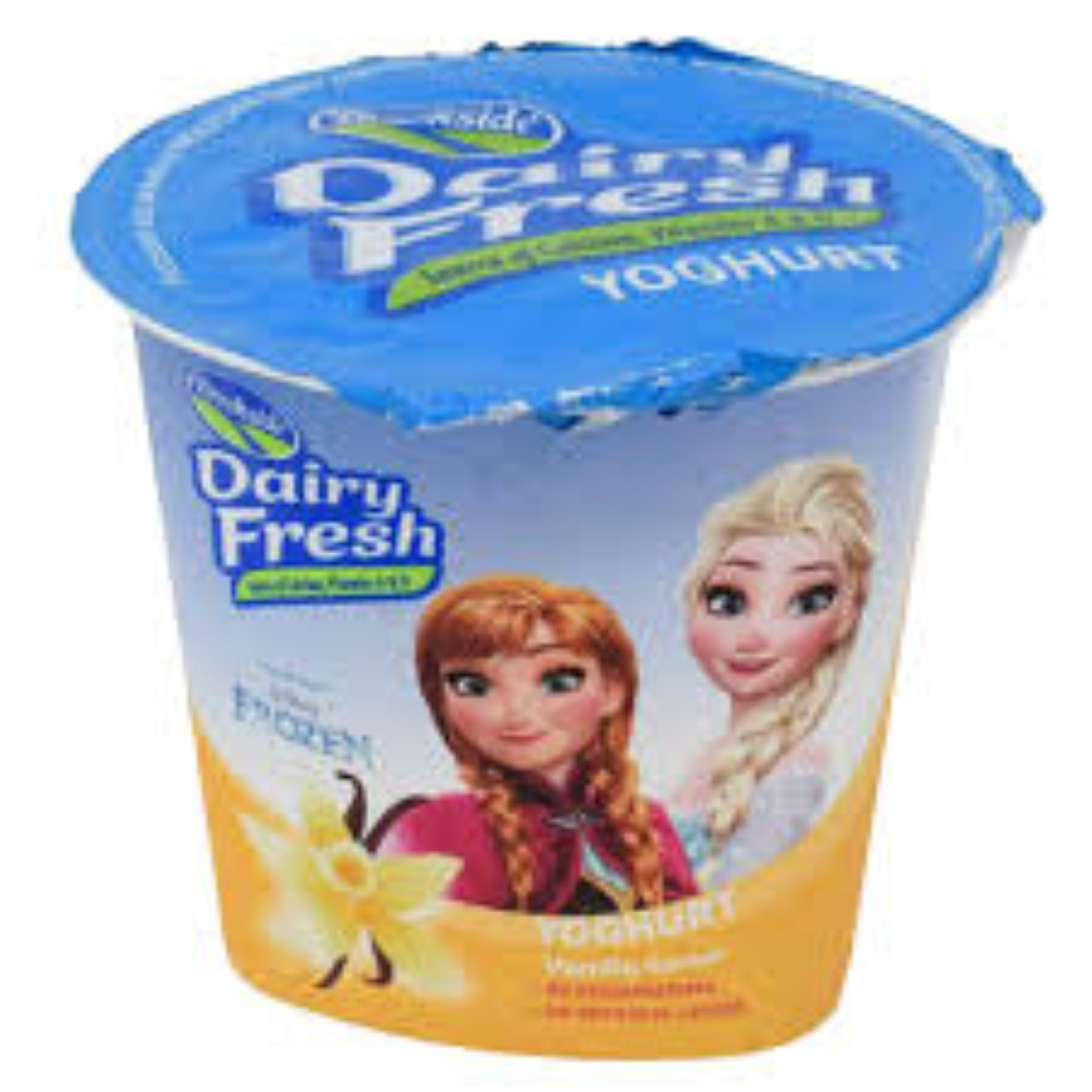 BROOKSIDE DISNEY VANILLA YOGHURT CUP 150ML